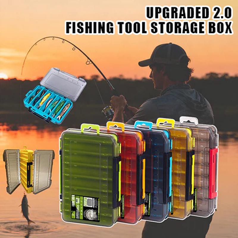 Caja de aparejos compacta de d - Fishing Lure Box reseña y precio
