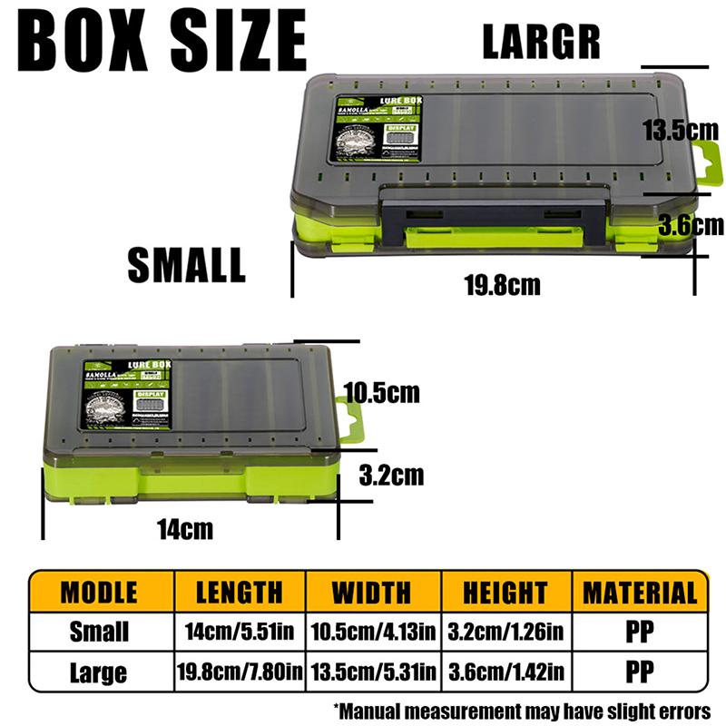 Caja de aparejos compacta de d - Fishing Lure Box reseña y precio